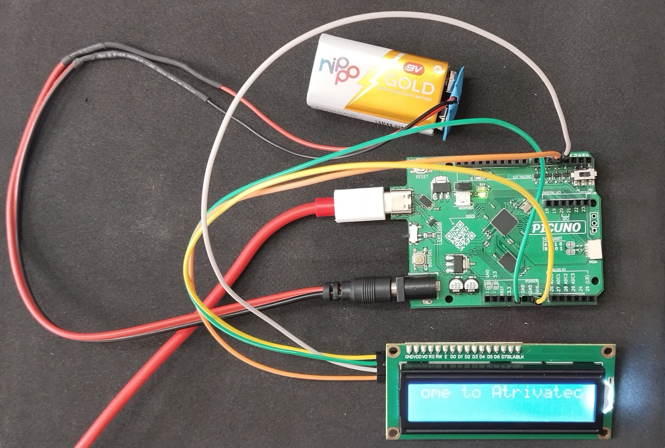 Scrolling Text Marquee On I2C LCD Display