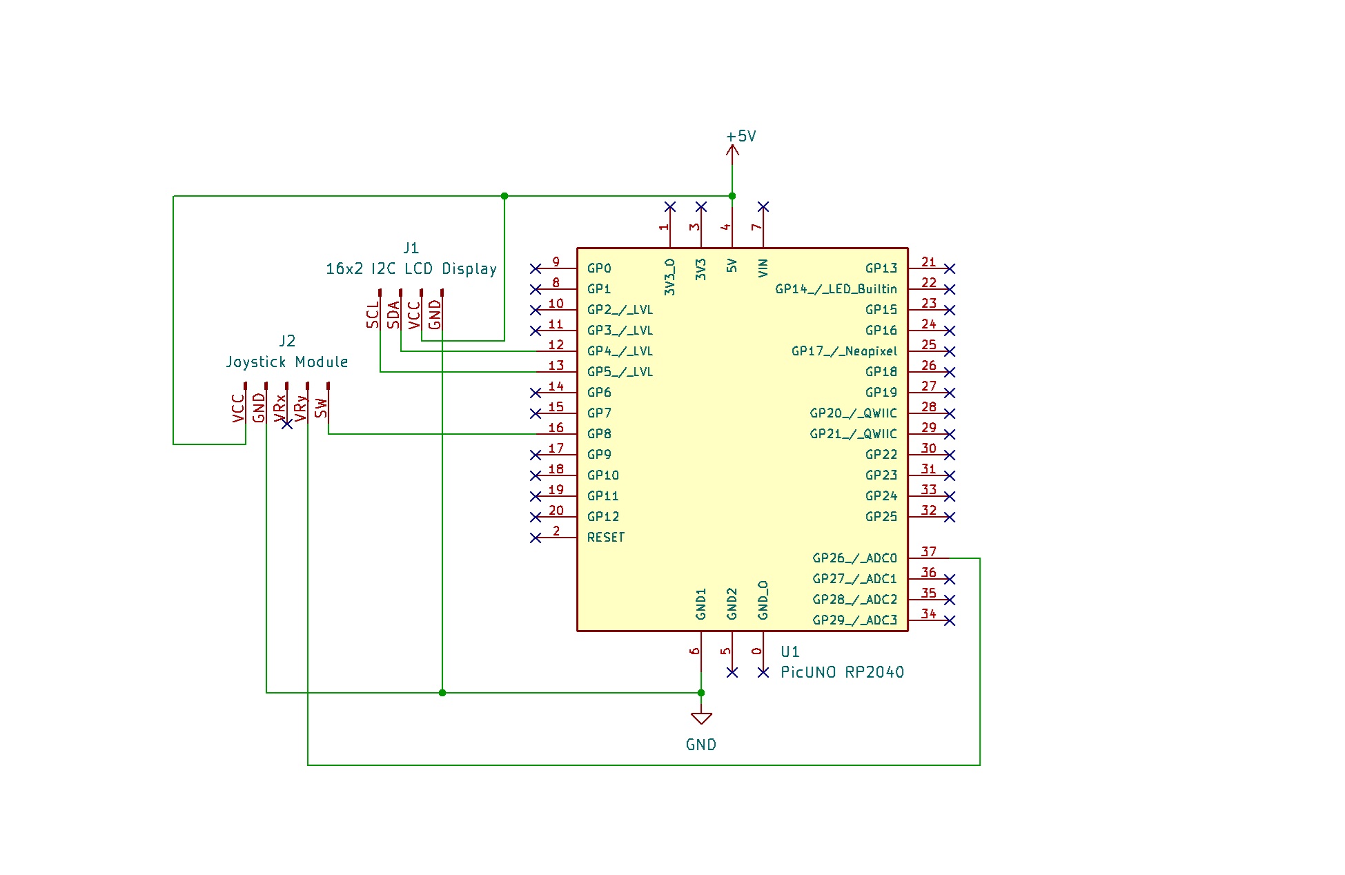 Dino Jumper Game In LCD Display