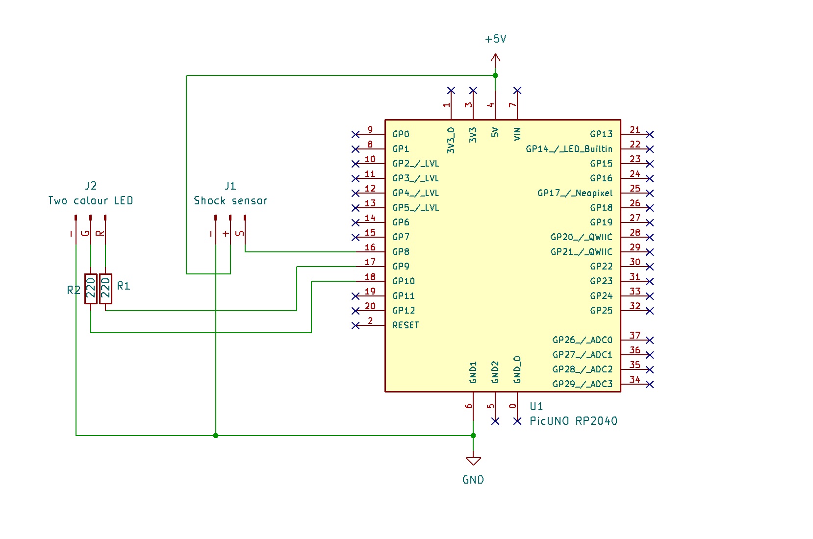 Shock And Vibration Detector