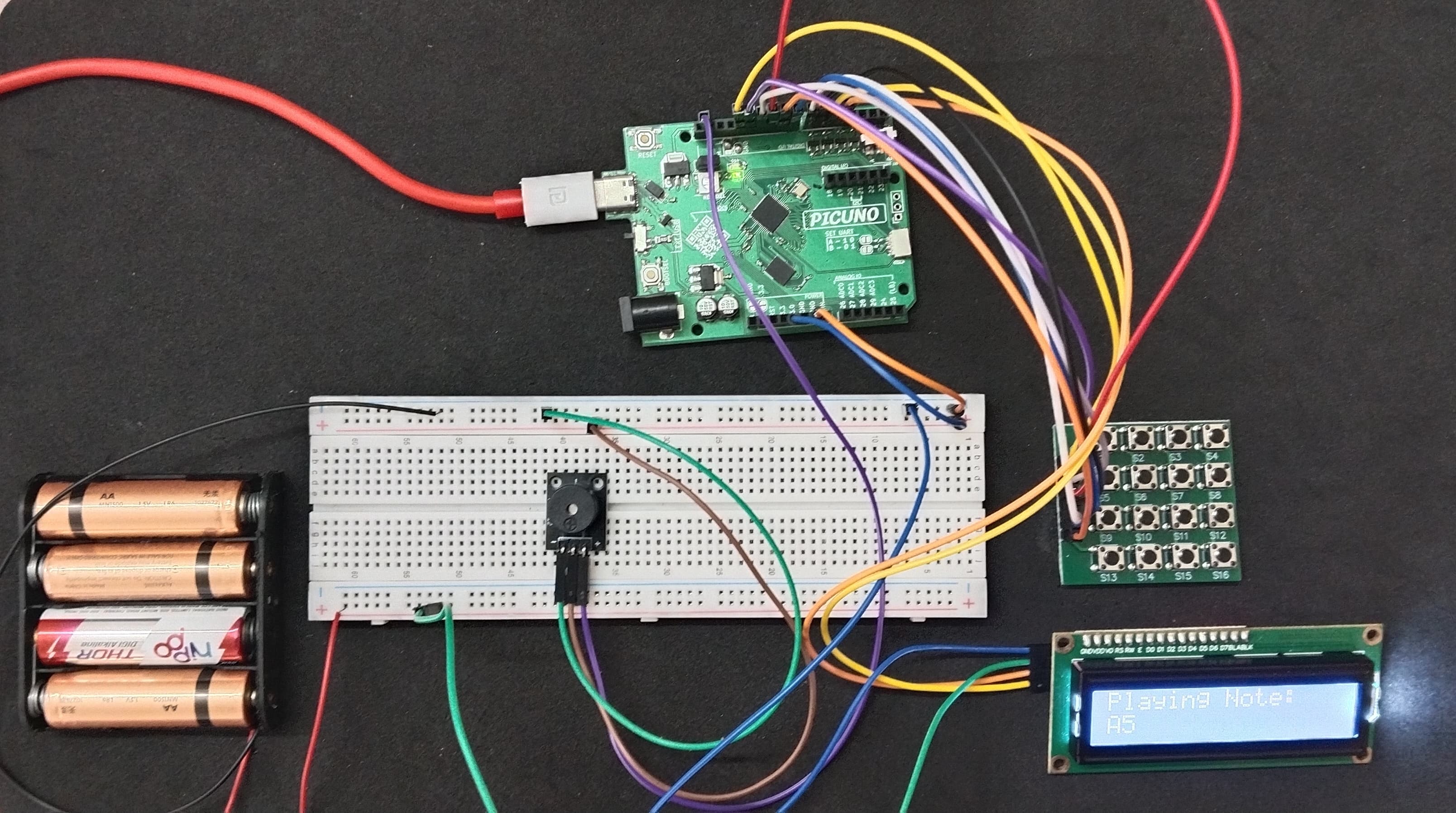 Keypad Electronic Piano