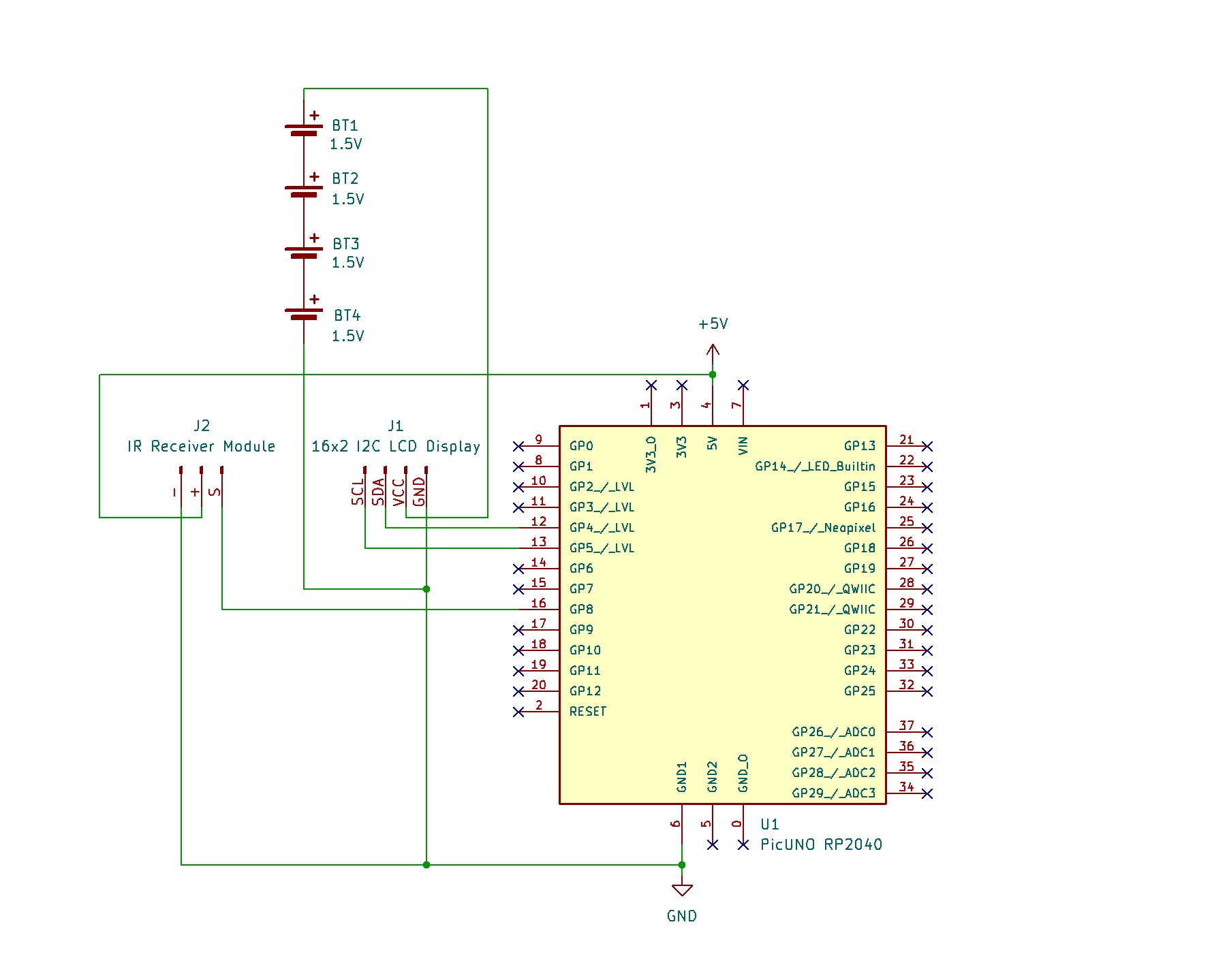 IR Remote Decoder With LCD Display