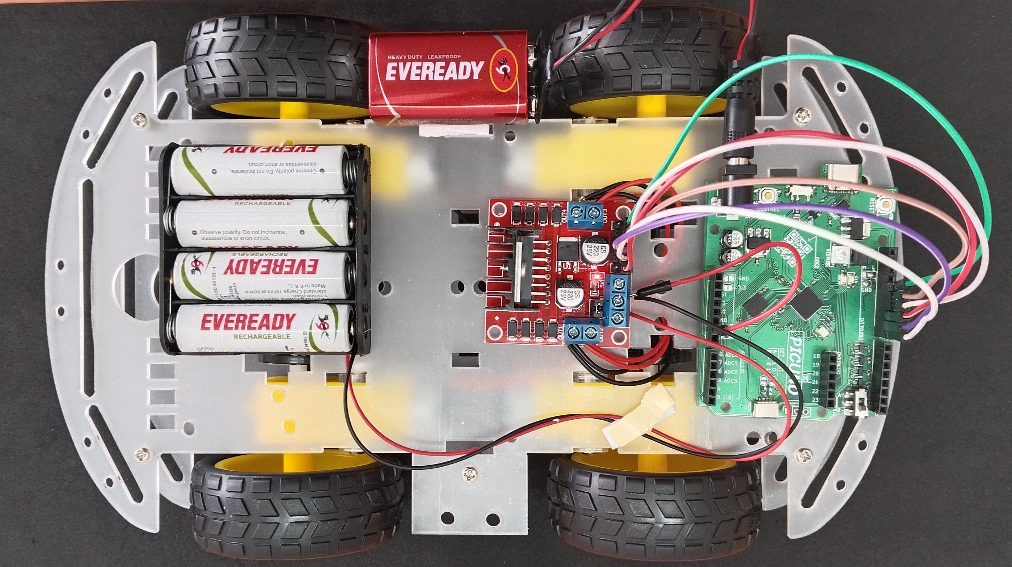 Infinite Loop Robot Car (4-Wheel Chassis)